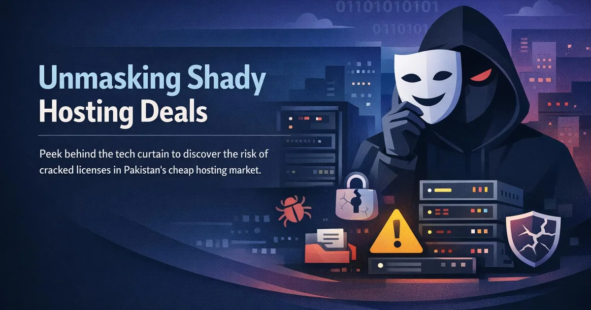 Cracked vs Licensed Hosting in Pakistan