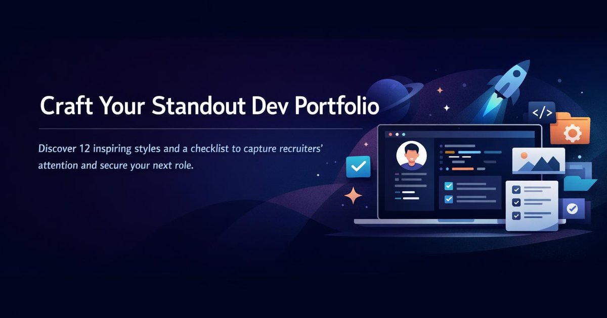 Web developer portfolio examples: 12 styles you can copy (with a checklist)
