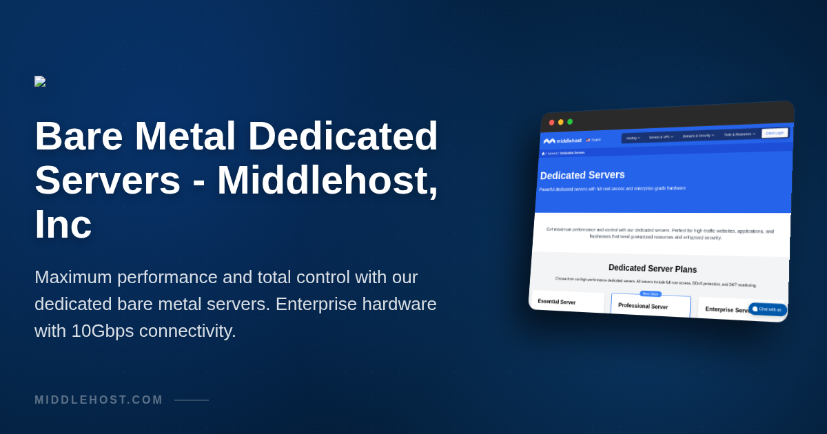 Buy a Server for Web Hosting | Dedicated Servers (Bare Metal ...