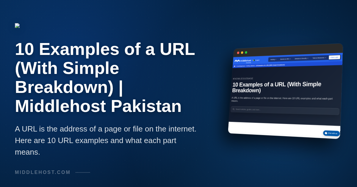 10 Examples of a URL (With Simple Breakdown) | Middlehost Pakistan